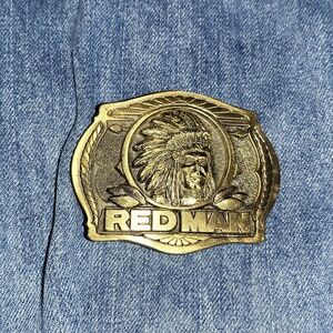 REDMAN 1988 Brass Belt Buckle